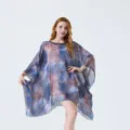 Femme Été 3D Imprimé Chiffon Plage Cache Couvert Ample Casual Pull Vacances Robe - 12