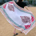 Ethnic style beach towel shawl women summer thin sunscreen vacation seaside cape cover-up - 315