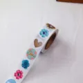 Decorative vintage floral sticker roll for daily journaling scrapbooking and gift envelope sealing. - C-22