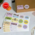 120pcs happy birthday sealing stickers value pack for gift packaging cake baking decoration - 3.8x5cm