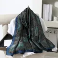 Sciarpa in Seta Paisley Vintage Donna Primavera Estate Lungo Scialle Spiaggia Sole Coperta - Stile 14