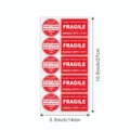 Red fragile warning stickers roll shipping mailing label fragile handle with care packaging labels - YSTZ-04