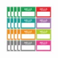 Colorful name badge stickers, Hello my name is adhesive labels for school party and office meetings. - CX-85 Style