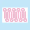 Cute pink bear seal stickers sweet bakery packaging DIY labels thank you decor tags sheet - Pink