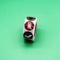 Halloween sticker roll decorative adhesive labels featuring cute ghost bat pattern - Halloween Elements (WSJ-13.1) / 500 Pieces/Pack (2.5cm)