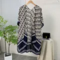 Women Summer Beach Cover Up Cardigan Boho Printed Vacation Sun Protection Shawl Wrap Top - 36