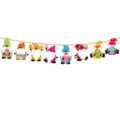 Easter gnome hanging banner, colorful holiday party decoration and celebration bunting flag. - Easter Shaped Faceless Dolls - Style C