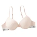 Seamless push-up bra in light pink, soft comfortable breathable lightweight variant. - 70B / Nude