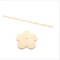 Ensemble de socle et tige de support en bois pour beignets, mariages, anniversaires et fêtes. - Ensemble fleur de prunier