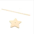 Support Donut Bois Base Étoile Variante, Pièce de Rechange en Bois pour Fête de Mariage. - Paire Étoile Set