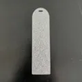 Marcapáginas de acrílico brillante plateado en blanco colgante borla accesorio libro - Estilo con borlas (borla aleatoria) / Tipo A Plateado
