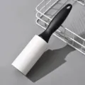 Rodillo quita pelos de mascotas con mango ergonomico para limpieza de ropa y polvo eficiente - Negro (incluye un rollo de papel)