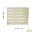 Wooden earring display holder stand for jewelry studs and necklaces desktop organizer. - Style G
