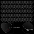 Clear acrylic heart blanks with dimensions, perfect DIY craft blanks for party drink tags. - Transparent Heart Set / 30Pcs Pack