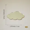 Tarjeta de sitio de nube acrilica letrero de mesa de boda decoracion, 2.76x1.6 pulg. - 1 pieza estilo A