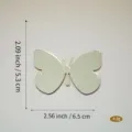 Tarjeta de sitio de mariposa acrílica boda mesa signo DIY decoración espejo chic - 1 pieza estilo B