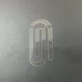 Marque-page transparent en acrylique trombone grande pince de classement fournitures de bureau école - Marque-page Trombone N°2 / Transparent