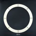 Unfinished wooden wreath frame 20cm round DIY floral hoop for home wall door hanging decor - Round / Diameter 20cm