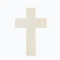 Unfinished wooden cross pegboard blank DIY wreath frame for holiday wall door decor. - Cross / 20x30cm