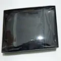 Mens formal cummerbund and bow tie set in black gift box for wedding party celebration wear. - One Size / Black