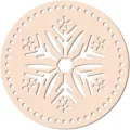 Wooden round hollow floral pattern bag base for DIY crochet baskets and home crafts decoration. - Style 23 / 2 Pieces/Pack