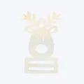 Unfinished wooden reindeer money holder blank DIY Christmas tree ornament party decoration - Deer / 1 Piece Pack