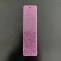 Marcador de libros acrílico brillante rosa DIY colgante borla accesorio para lectura - Estilo B Púrpura