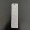 Marcador de acrílico con purpurina en blanco DIY colgante colgante accesorio de libro - Estilo B Plateado