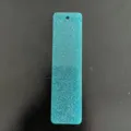 Marcador de libros acrilico brillante turquesa para manualidades y colgante DIY - Estilo B azul oscuro
