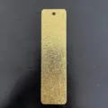 Marcapáginas en blanco de acrílico con purpurina dorada etiqueta colgante DIY libro - Tipo B Amarillo