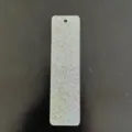 Marcador de libros acrílico con purpurina holográfica DIY colgante en blanco para manualidades - Estilo B color iridiscente