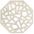 Hölzerner ausgehöhlter Untersetzer, geometrische Kaffeetassen-Tischmatte für Kücheschutz. - Stil 6