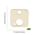 Wooden cross stitch floss bobbin, 1.5 inch square thread organizer for DIY sewing craft. - Style C 50 Pieces
