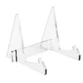 Support de présentation en acrylique transparent, présentoir triangulaire pour livres. - Transparent