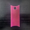 Ροζ γκλίτερ ακρυλική ταμπέλα ονόματος DIY αξεσουάρ για διακόσμηση ποτηριού κούπας - Τύπος Α Ροζ