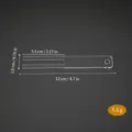Clear acrylic sewing pleating ruler tool with measurement marks for fabric crafts tool - Style K