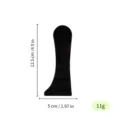 Black acrylic pottery clay sculpting shaping tool irregular ceramic craft DIY accessory - Black No. 25