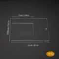 Clear acrylic sewing pleater tool u-shaped fabric pleating template measuring ruler for tailoring crafts - Pattern Q