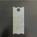 Κενή λαμπερή ακρυλική ταμπέλα ονόματος DIY Stanley Cup Tumbler Tag διακοσμητικό αξεσουάρ - Στυλ Β ιριδίζον χρώμα