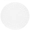 Base de couronne ronde en acrylique blanc perforée bricolage artisanat anneau déco - Style C