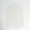 Letrero de acrílico transparente en arco para números de mesa de boda, decoración DIY. - 1 pieza en arco de 10x15 cm