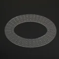 Base de couronne ovale en acrylique transparent avec trous pour la decoration de bricolage. - Style E