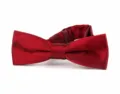 Classic satin bow tie for men, elegant wine red color, perfect for weddings and formal events. - Style B(GM-002 B) / Burgundy