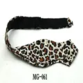 Men's leopard print pointed bow tie with adjustable strap, classic fashion accessory. - Classic Leopard Style(MG-061)