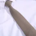 Cravatta classica da uomo pied de poule affari matrimonio abbigliamento formale dettaglio - Pied-de-poule(KZ-059)