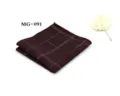 Herren dunkelrotes kariertes Einstecktuch für Anzugtasche, elegante formelle Anzugaccessoires. - Burgund Karo (MG-091)