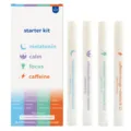 Herbal nasal aroma diffuser starter kit with 4 portable botanical sticks for daily refreshing. - 4-Piece Set / 1.5ml x 4 Pieces/Box