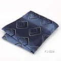 Pañuelo de bolsillo para hombre clásico patrón geométrico rombo traje formal elegante - Geometría de Rombo