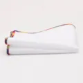 White men pocket square with colorful stitched edge suit handkerchief accessory for men - Color Border