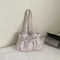 Casual plisete tsanta omou gia gynaikes, stylish polka dot tote tsanta megalis choritik. - Ροζ Χωρίς Μενταγιόν